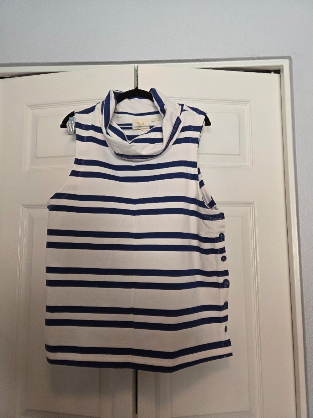 Anthropologie NWOT Maeve Sailor cowl neck top-L
